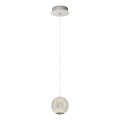 LED-Pendelleuchte an Kabel CREMONA 1x LED/5 W/230 V 3000 K mattchrom