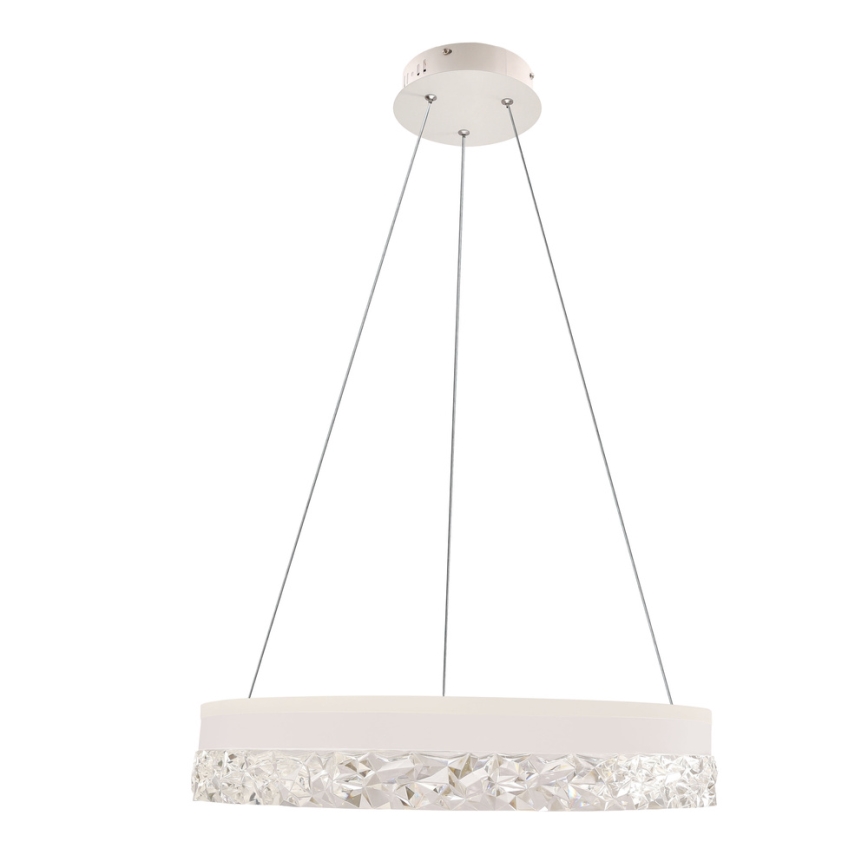 LED-Pendelleuchte an Kabel FROZI LED/32W/230V Ø 50 cm weiß