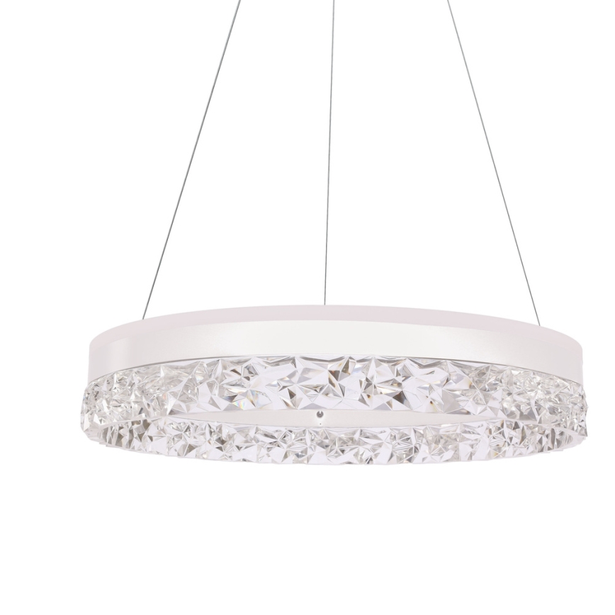 LED-Pendelleuchte an Kabel FROZI LED/32W/230V Ø 50 cm weiß