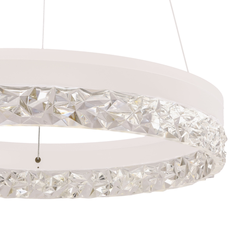 LED-Pendelleuchte an Kabel FROZI LED/32W/230V Ø 50 cm weiß