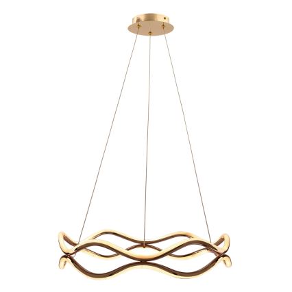 LED-Pendelleuchte an Stahlseil VAVE LED/28W/230V Roségold
