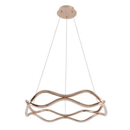 LED-Pendelleuchte an Stahlseil VAVE LED/28W/230V Roségold