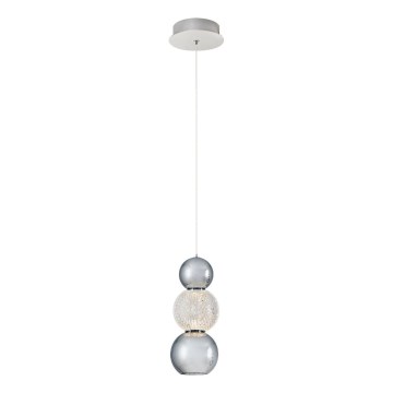 LED-Pendelleuchte CREMONA mit Seilaufhängung LED/5W/230V 3000K mattchrom