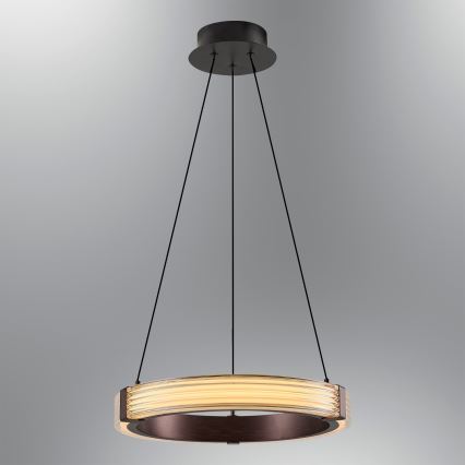 LED-Pendelleuchte JESI LED/2W/230V 3000K braun