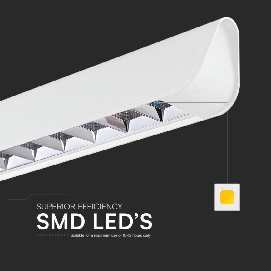 LED Kronleuchter an Kabel LED/36W/230V 3000/4000/6400K Weiß