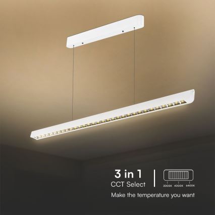 LED Kronleuchter an Kabel LED/36W/230V 3000/4000/6400K Weiß