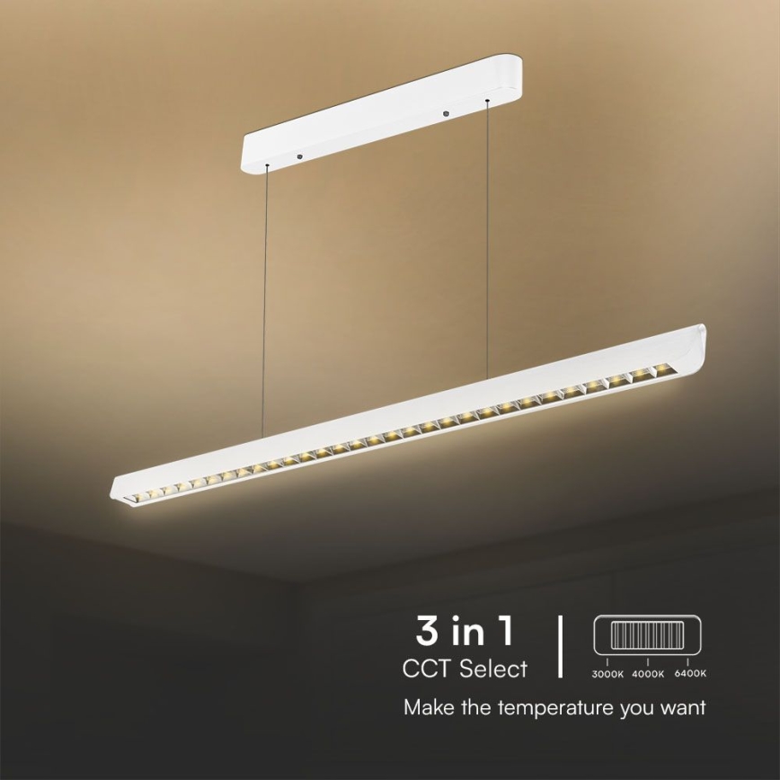 LED Kronleuchter an Kabel LED/36W/230V 3000/4000/6400K Weiß