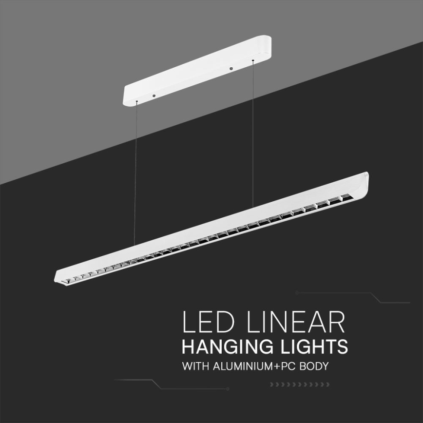 LED Kronleuchter an Kabel LED/36W/230V 3000/4000/6400K Weiß