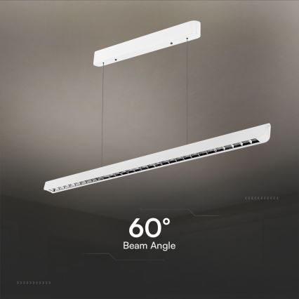 LED Kronleuchter an Kabel LED/36W/230V 3000/4000/6400K Weiß