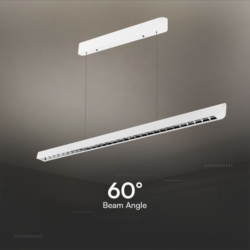 LED Kronleuchter an Kabel LED/36W/230V 3000/4000/6400K Weiß