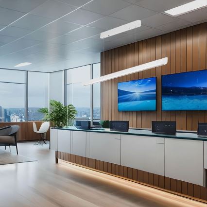 LED Kronleuchter an Kabel LED/36W/230V 3000/4000/6400K Weiß