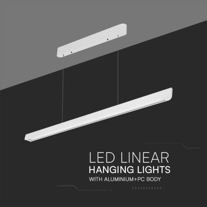 LED Kronleuchter an Kabel LED/36W/230V 3000/4000/6400K Weiß