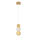 LED-Pendelleuchte mit Kabel CREMONA LED/5W/230V 3000K goldfarben