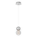 LED-Pendelleuchte mit Seilaufhängung CREMONA LED/5W/230V 3000K matt-chrom