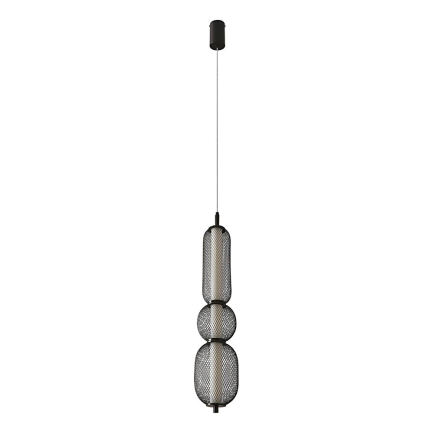 LED-Pendelleuchte PUMA an Kabel, LED/15W/230V, Ø 14 cm, schwarz