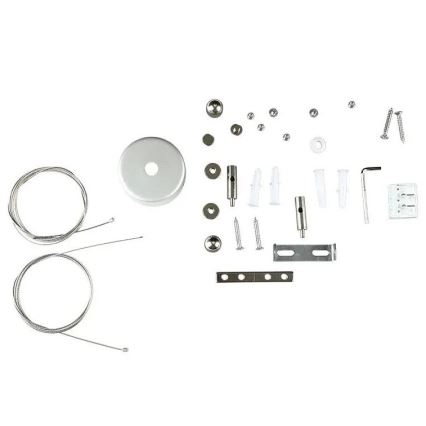 LED-Pendelleuchte an Kabel SAMSUNG CHIP LED/40W/230V 4000K schwarz