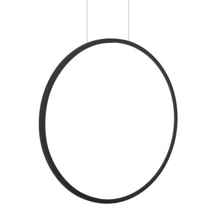 LED Kronleuchter an Kabel SATURNO LED/28W/230V Ø 50 cm IP44 Anthrazit