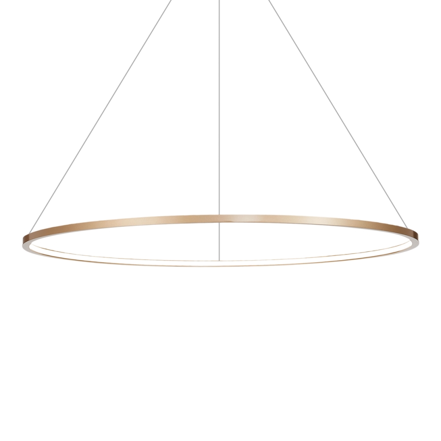 LED Kronleuchter an Kabel SATURNO LED/57W/230V Ø 100 cm IP44 gold