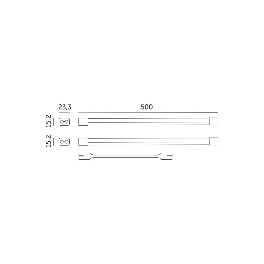 LED Unterbauleuchte für Pflanzenzucht GROWLY 2xLED/8,5W/230V weiß