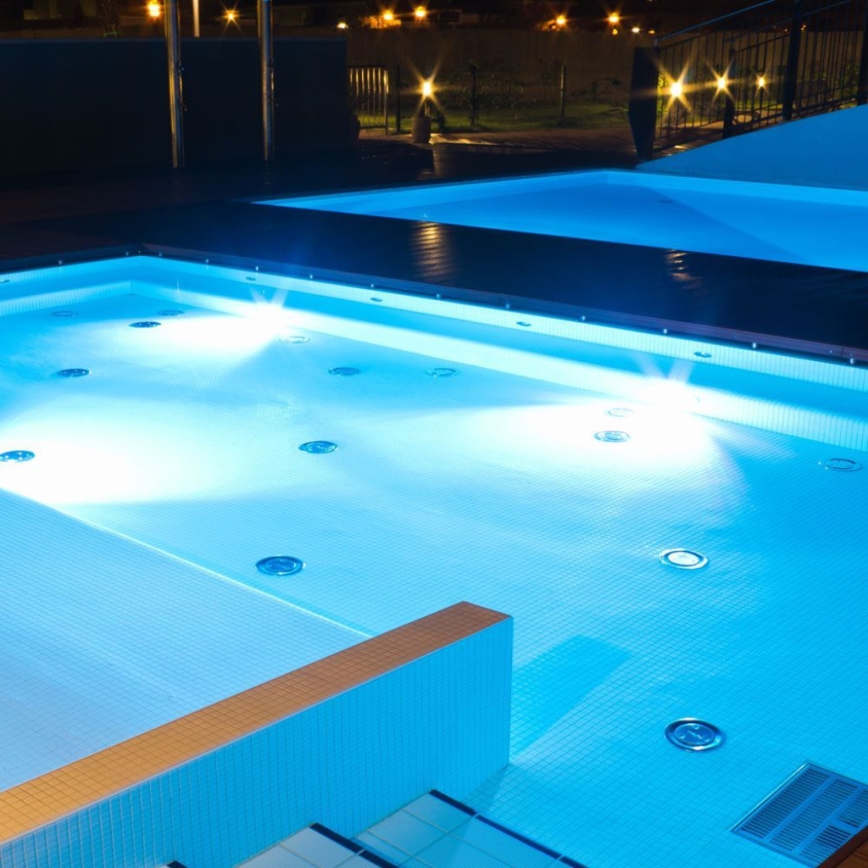 LED Poollampe LED/18W/12V IP68 6500K