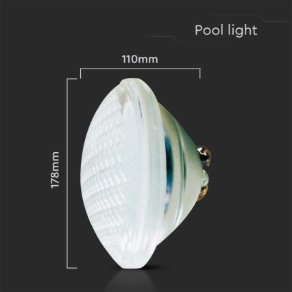 LED Poollampe LED/35W/12V IP68 6500K