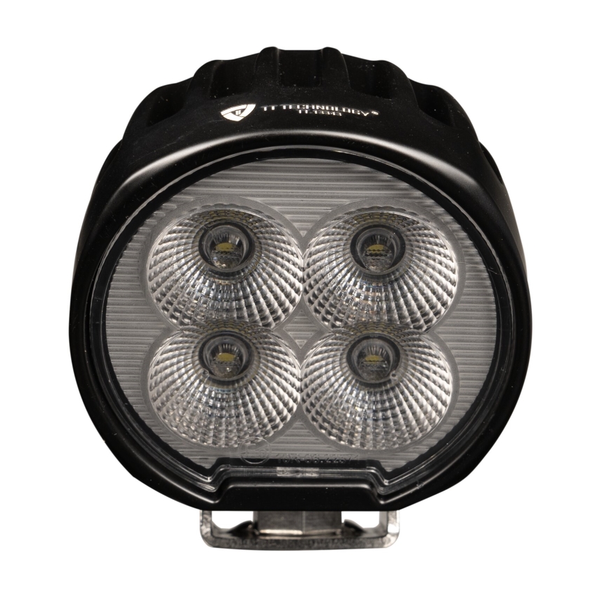 LED-Punktleuchte für Fahrzeuge BLACK LED/40W/10-30V IP69 5700K rund