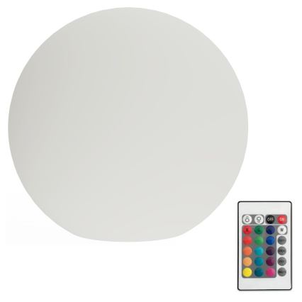 LED RGB dimmbare Außenleuchte GLOBO 1xE27/8,5W/230V Ø 30 cm IP44 inkl. Fernbedienung