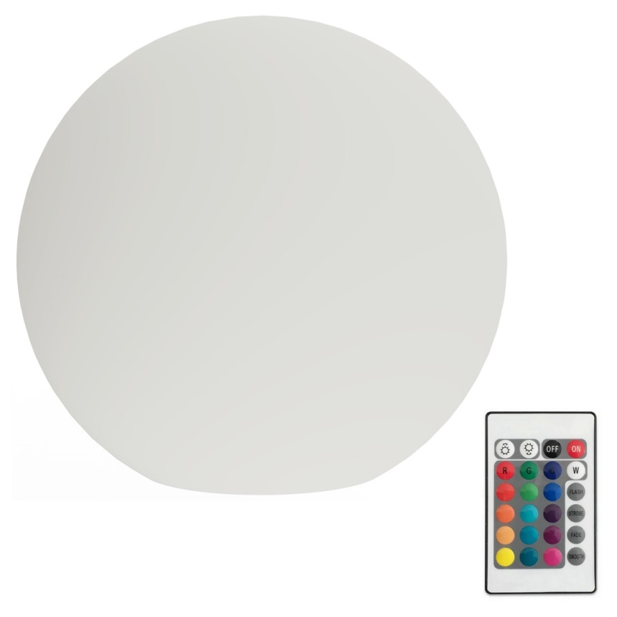 LED RGB dimmbare Außenleuchte GLOBO 1xE27/8,5W/230V Ø 30 cm IP44 inkl. Fernbedienung