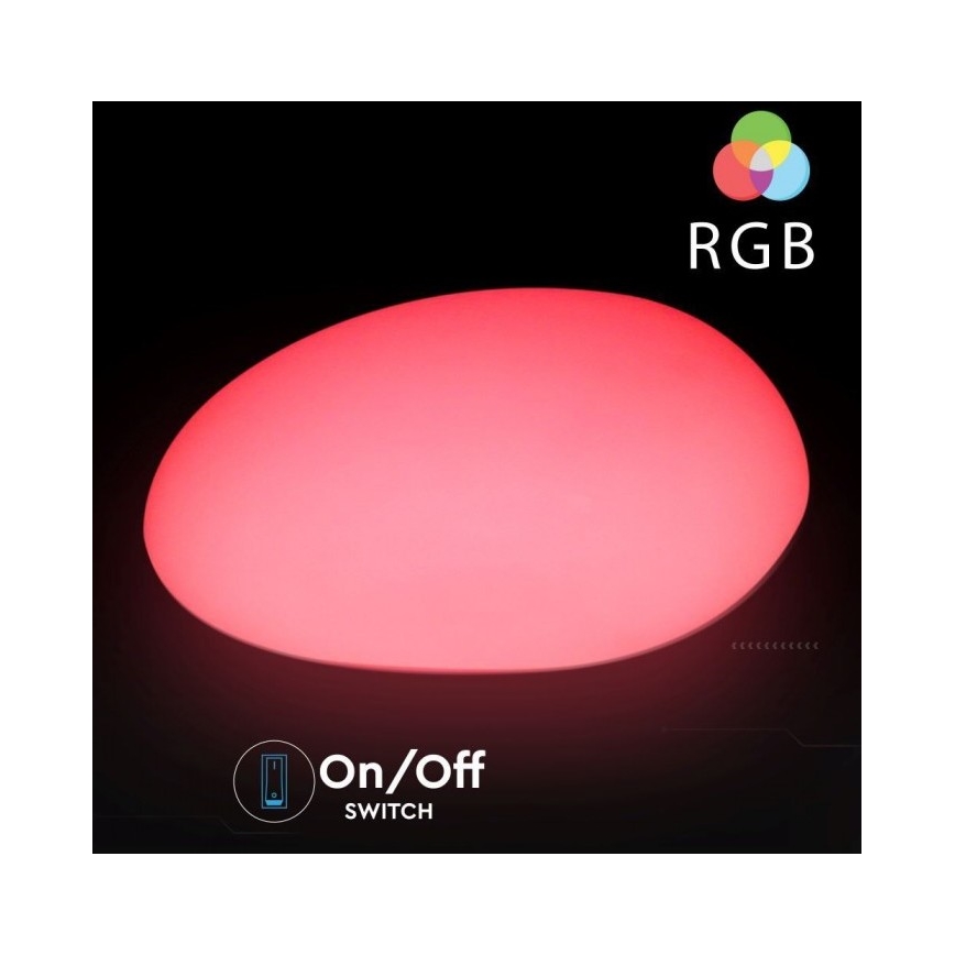 LED RGB dimmbare Außenleuchte LED/1W/5V 28 cm IP67 1000 mAh + Fernbedienung