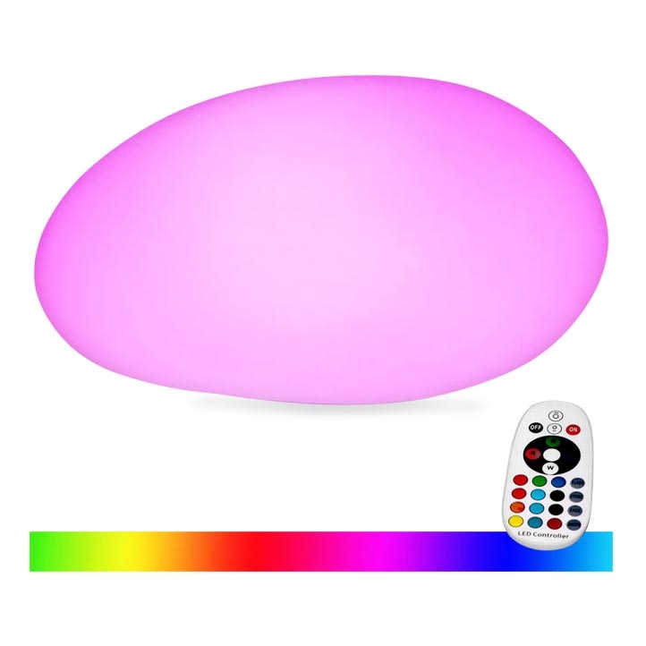 LED RGB dimmbare Außenleuchte LED/1W/5V 28 cm IP67 1000 mAh + Fernbedienung