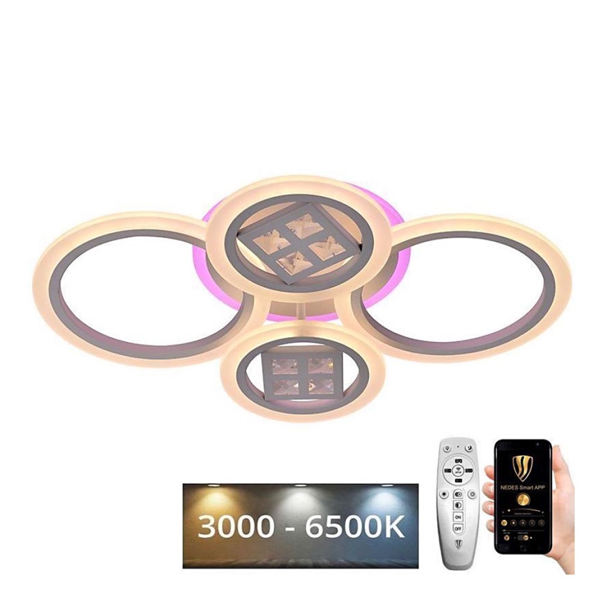 LED RGB dimmbare Deckenleuchte LED/50W/230V 3000-6500K + Fernbedienung