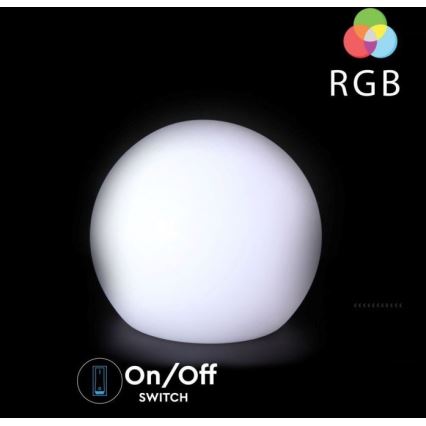 LED RGB Dimmbare Outdoor-Leuchte LED/1W/5V 1000 mAh 30 cm IP67 + Fernbedienung