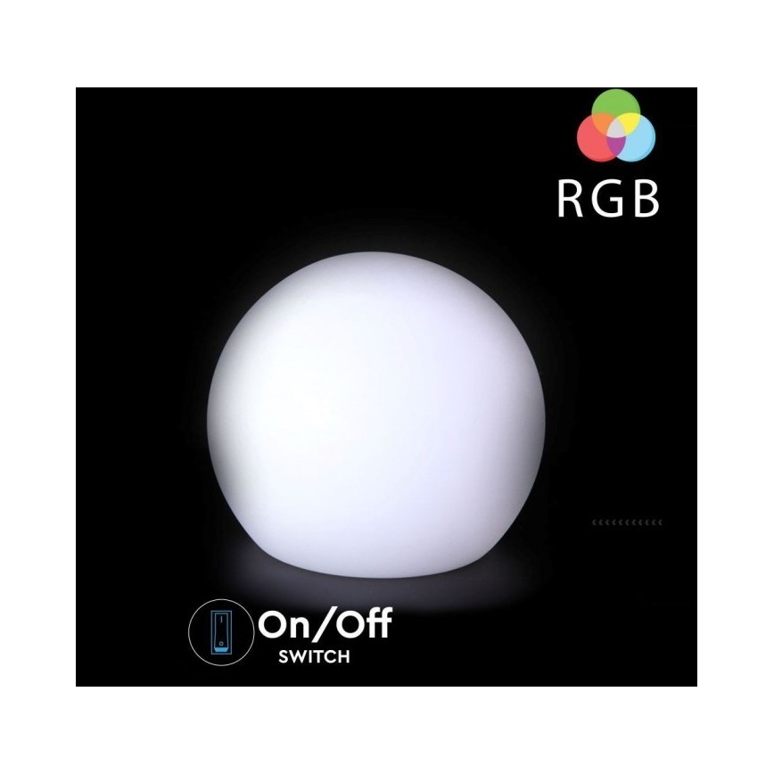 LED RGB Dimmbare Outdoor-Leuchte LED/1W/5V 1000 mAh 30 cm IP67 + Fernbedienung