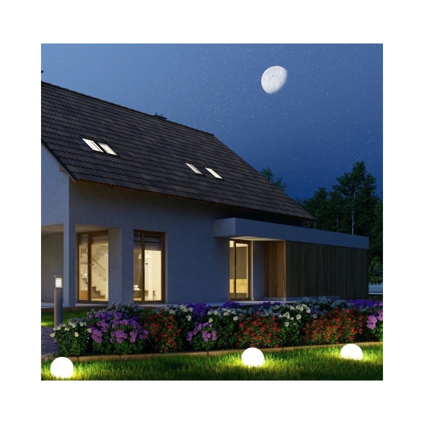 LED RGB Dimmbare Outdoor-Leuchte LED/1W/5V 1000 mAh 30 cm IP67 + Fernbedienung
