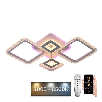 LED RGB Dimmbarer Deckenleuchter LED/65W/230V 3000-6500K + Fernbedienung