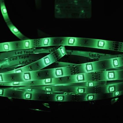 LED RGB dimmbares Band 5m LED/18W/12V IP20 + Fernbedienung