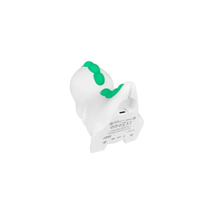 LED RGBW Dimmbares aufladbares Nachtlicht für Kinder LED/2,5W/5V 3000K 1200 mAh Dinosaurier