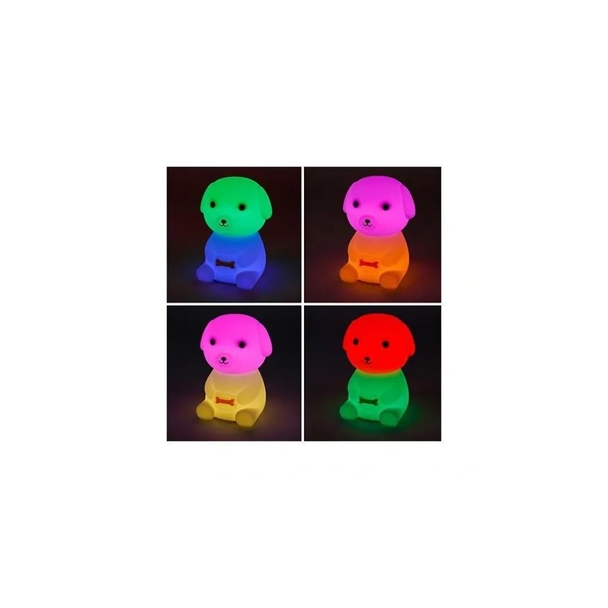 LED RGBW Dimmbares aufladbares Nachtlicht für Kinder LED/2,5W/5V 3000K 1200 mAh Hund
