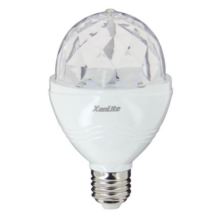 LED-RGB-Glühbirne DISCO A60 E27/3W/230V