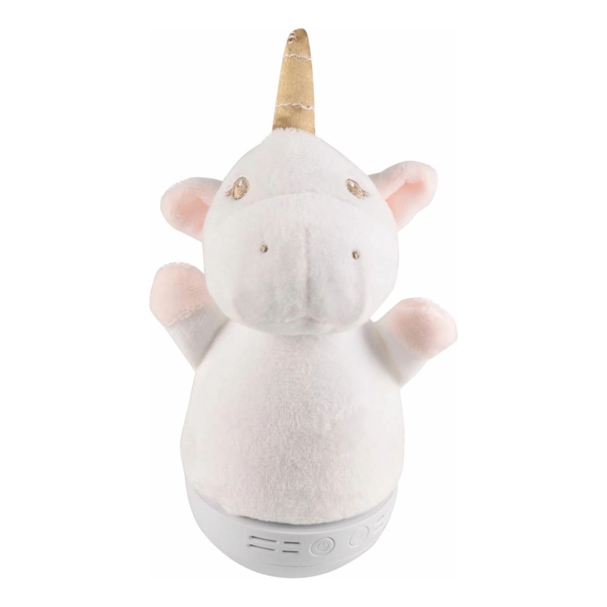 LED RGB Kinder-Nachtlicht mit Melodie 3xAAA/5V Einhorn