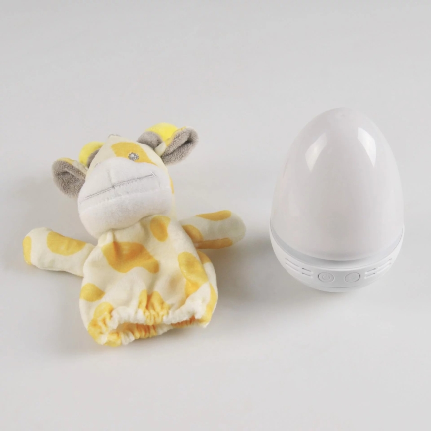 LED RGB Kinder-Nachtlicht mit Melodie 3xAAA/5V Giraffe