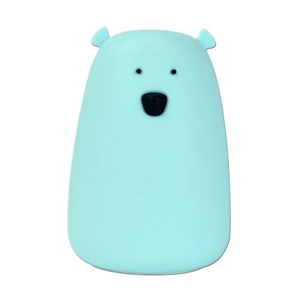 LED RGB Kinder-Touchlampe BÄR LED/0,8W/5V blau