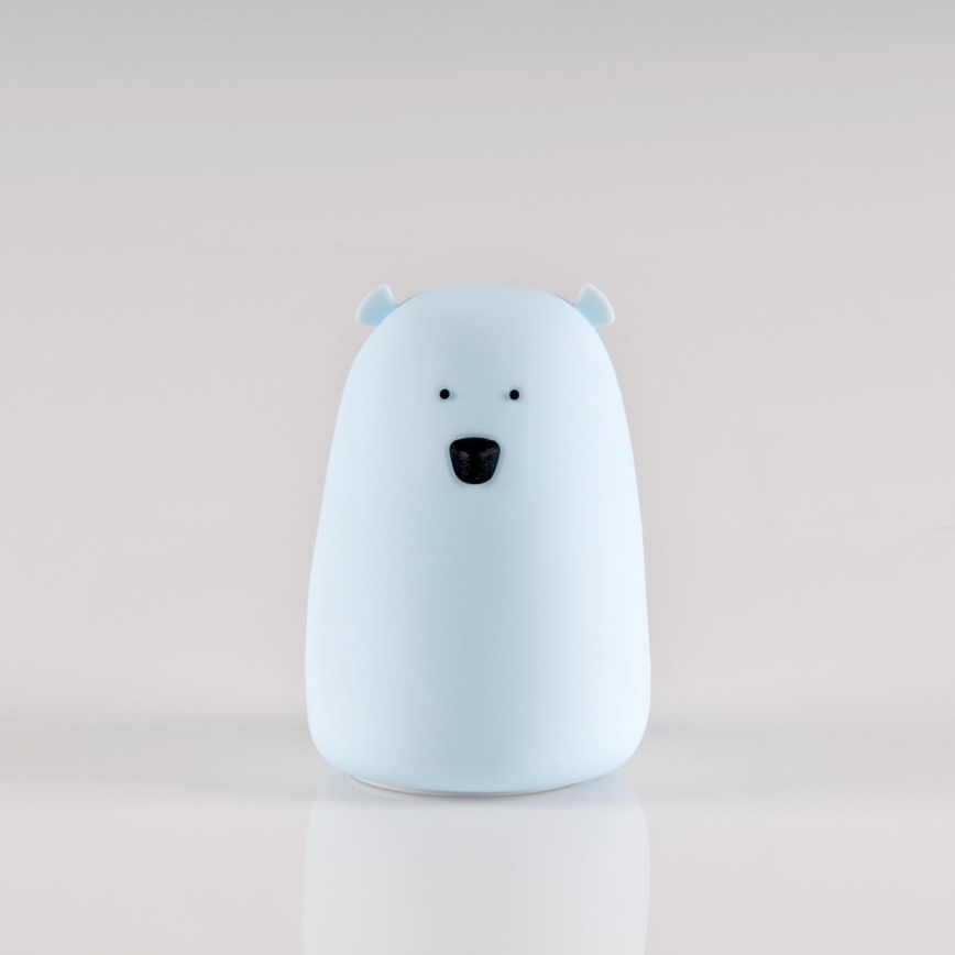 LED RGB Kinder-Touchlampe BÄR LED/0,8W/5V blau