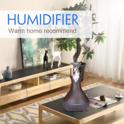 LED RGB Luftbefeuchter und Ionisator 400 ml