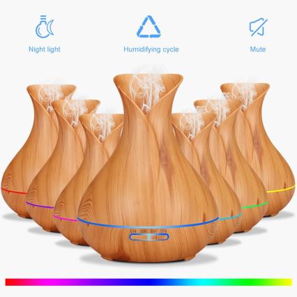 LED RGB Luftbefeuchter und Ionisator 400 ml