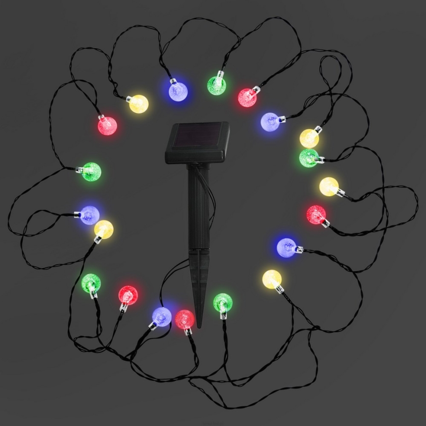 LED-RGB-Solarleuchte 20xLED/1,2V 300 mAh IP44