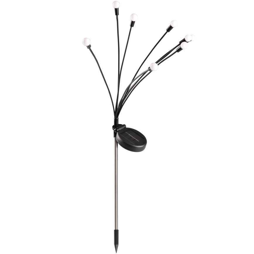 LED RGB Solarleuchte FIORINI 8xLED/1,2V 600 mAh IP44 schwarz