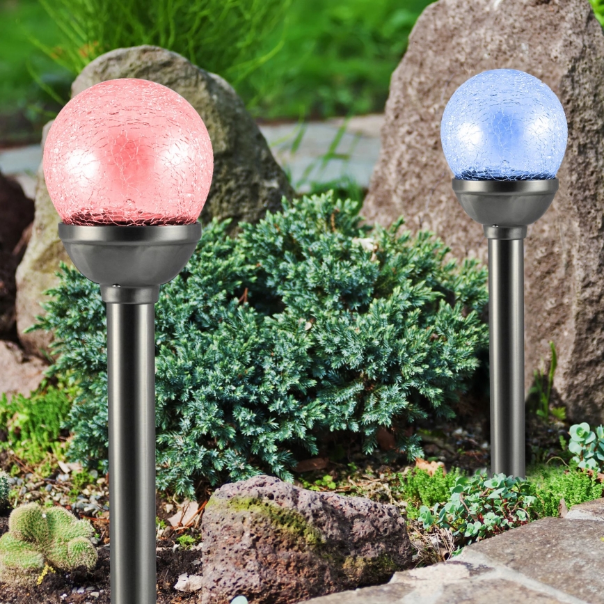 LED RGB Solarleuchte LED/0,04W/1,2V 600 mAh IP44