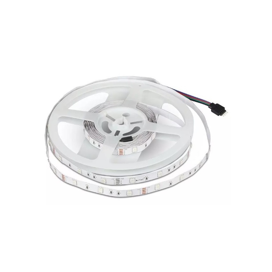 LED-RGB-Streifen 2x5m LED/4,8W/230V + FB