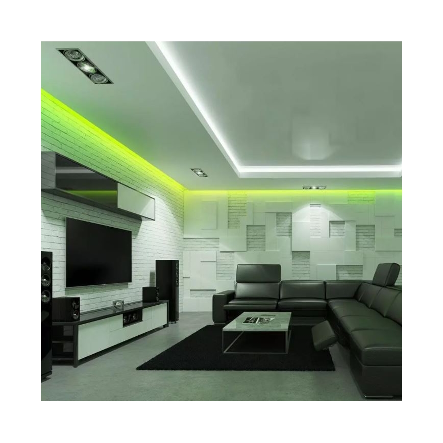 LED-RGB-Streifen 2x5m LED/4,8W/230V + FB